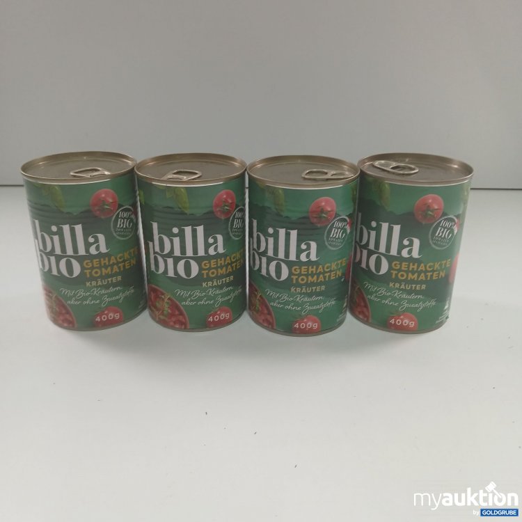 Artikel Nr. 834337 Artikel Nr. 834337: Billa Bio Gehackte Tomaten Kräuter 4x400g
