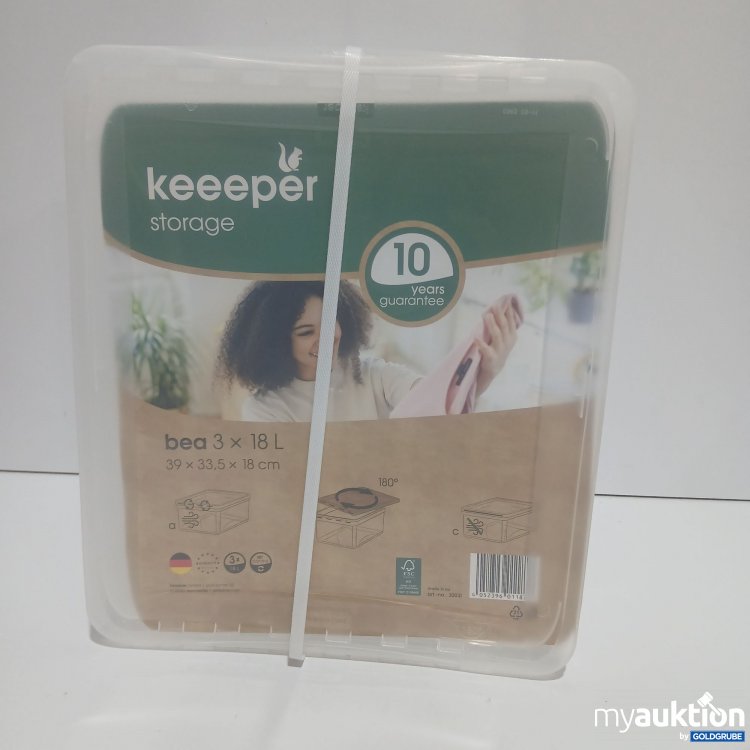 Artikel Nr. 835337 Artikel Nr. 835337: Keeeper Storage 3x18l 39x33,5x18cm
