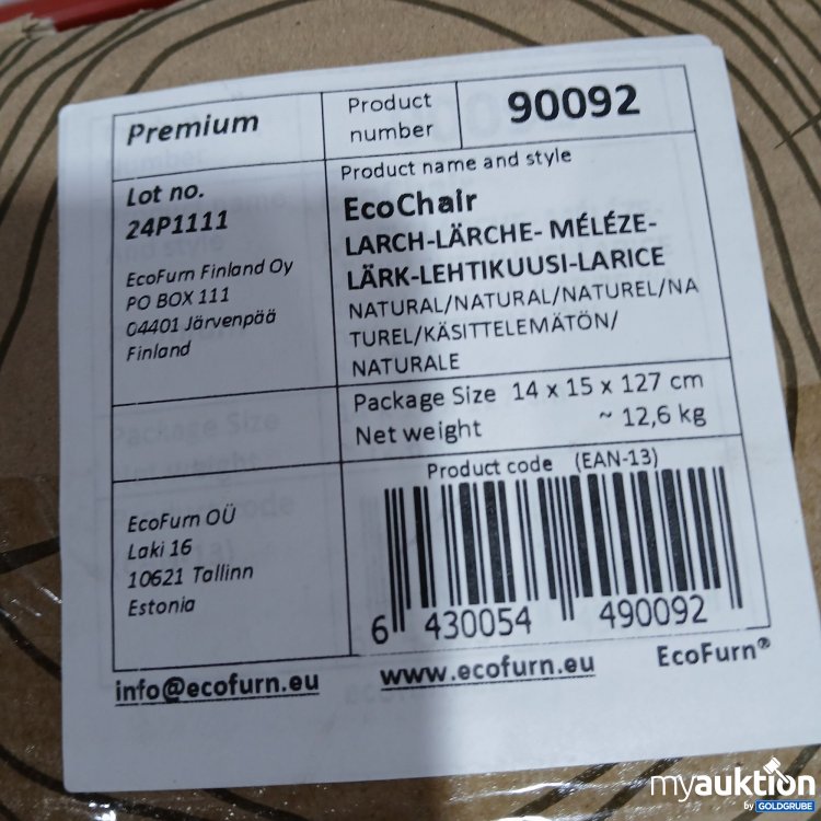 Artikel Nr. 872337 Artikel Nr. 872337: Eco Chair Lärche Natur