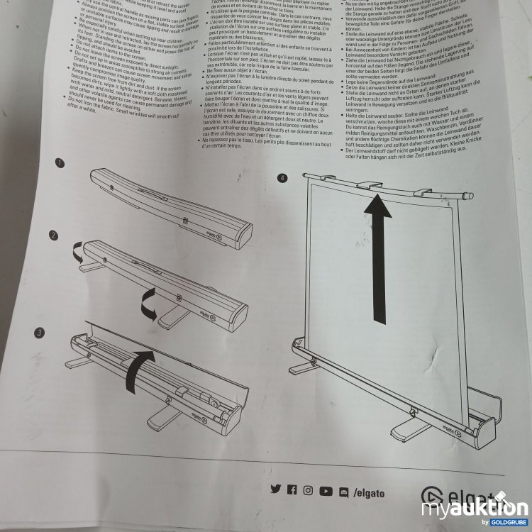 Artikel Nr. 876337: Elegato Green Screen Extendable Chroma Key Panel 