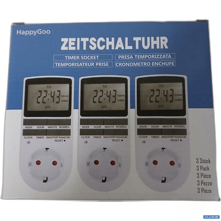 Artikel Nr. 913337: HappyGoo Zeitschaltuhr 3 Stück
