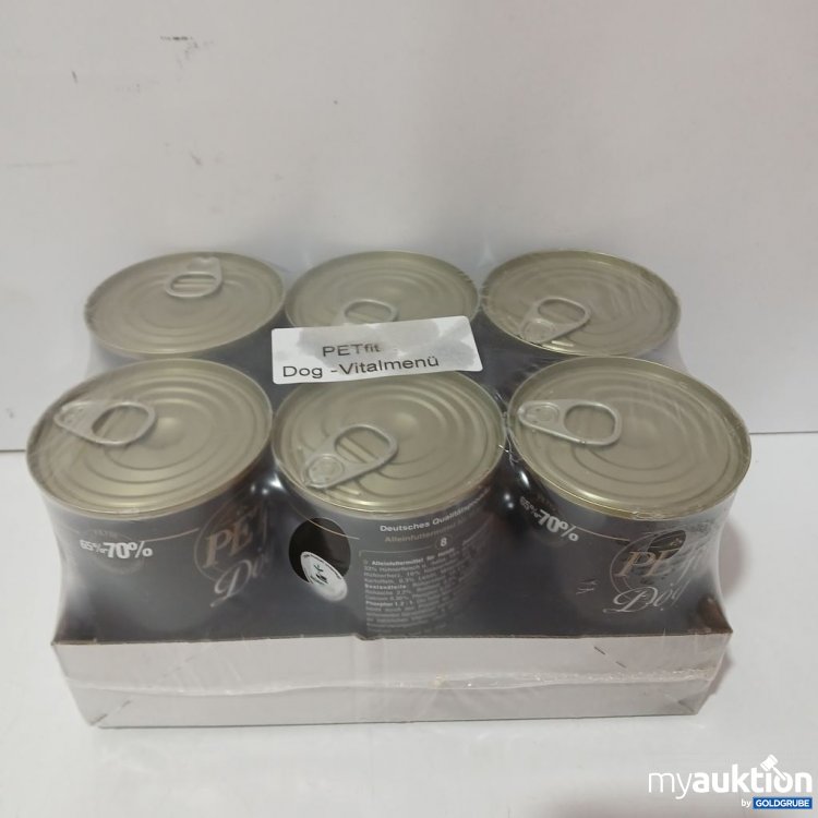 Artikel Nr. 973337 Artikel Nr. 973337: PETfit Dog - Vitalmenü 6x410 g