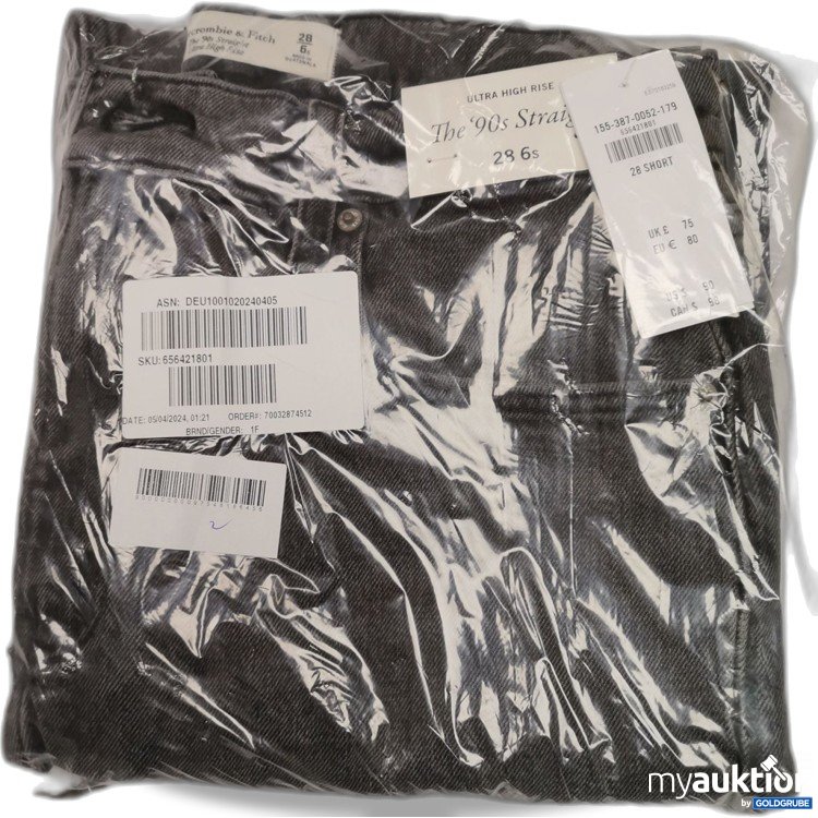 Artikel Nr. 775338: Abercrombie and Fitch ultra high rise the 90 S straight Jean's 