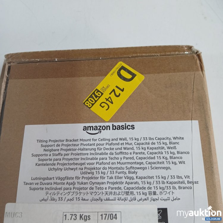 Artikel Nr. 866338: Amazon Basics Tilting Projector Bracket Mount for Ceiling and Wall 15kg 