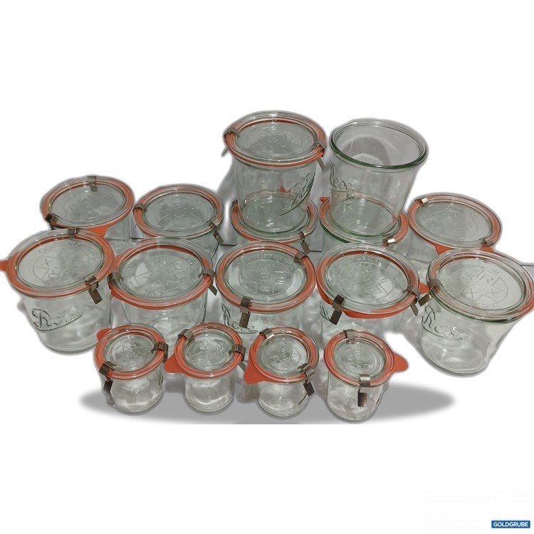 Artikel Nr. 890338: Rese REX Gläser 12×1L 4×0.125L