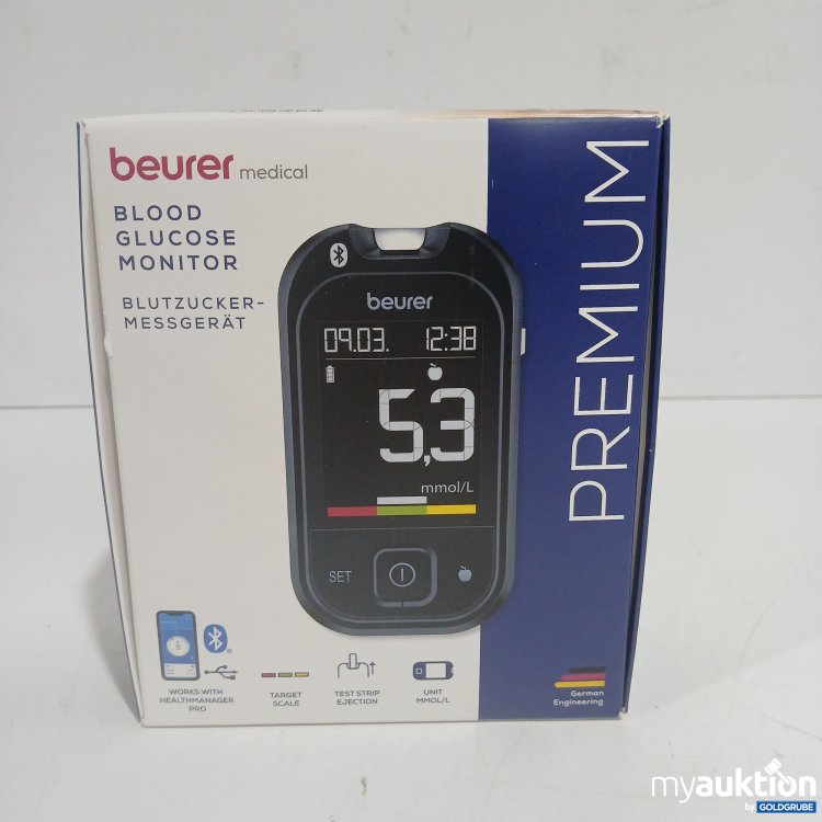 Artikel Nr. 916338 Artikel Nr. 916338: Beurer medical Blood Glucose Monitor GL49
