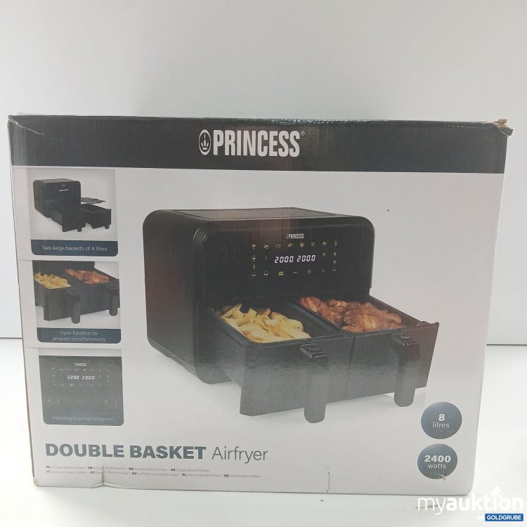 Artikel Nr. 921338: Princess Double Basket Airfryer 8l 