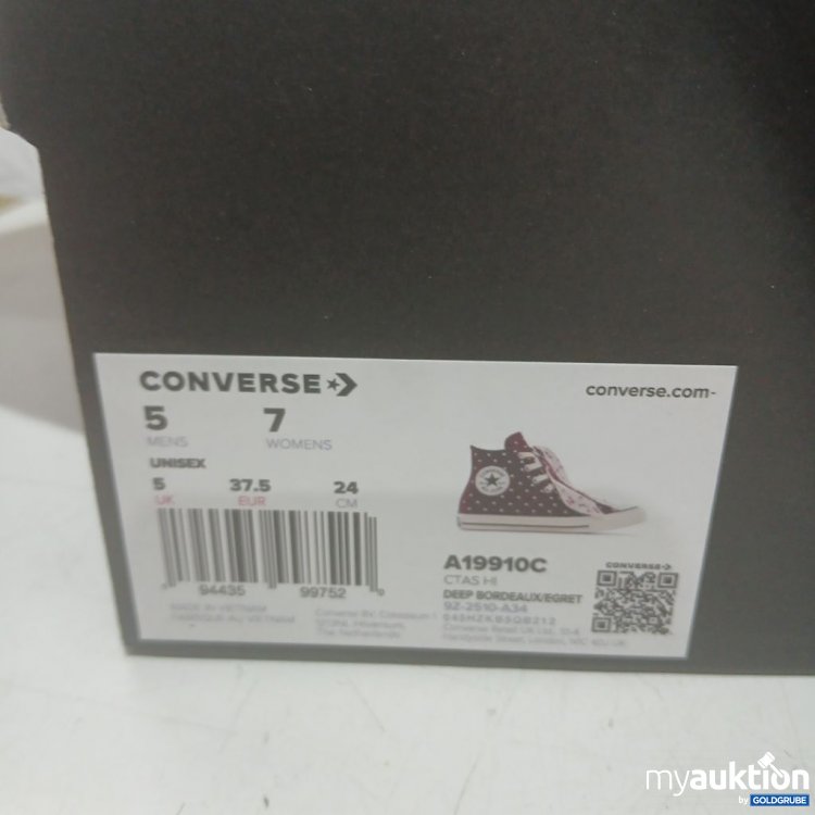Artikel Nr. 992338: Converse Chucks High-Top Bordeaux mit weißen Punkten