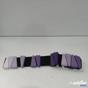 Auktion Gewichtsmanschette lila verstellbar aus Silikon