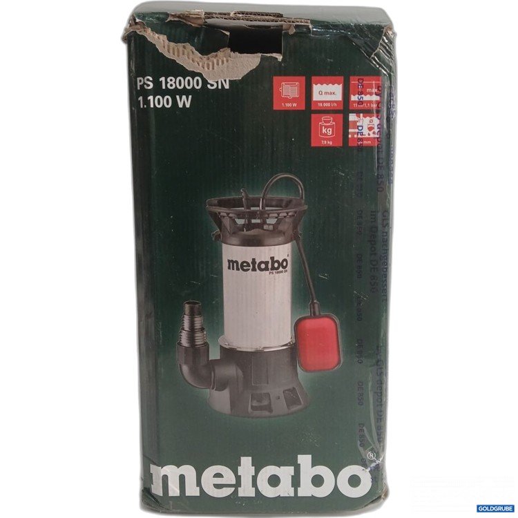 Artikel Nr. 442339: Metabo Schmutzwasser-Tauchpumpe PS18000SN