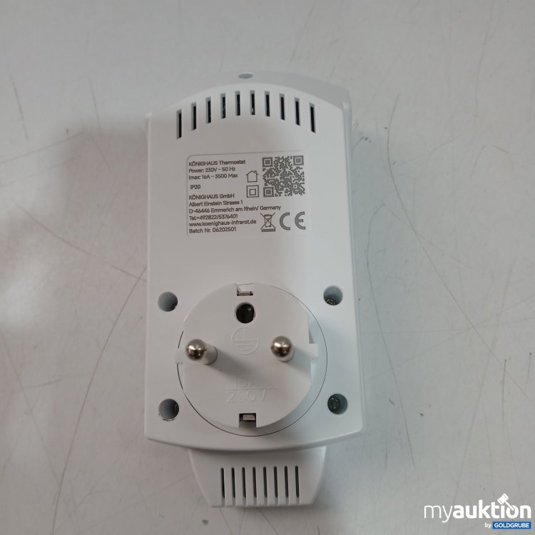 Artikel Nr. 522339: Könighaus Thermostat Steckdosenadapter
Art.Nr 06202501