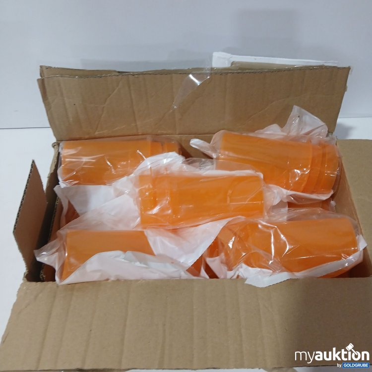 Artikel Nr. 523339: Trinkbecher 10er Set Orange mit 2 Deckel 