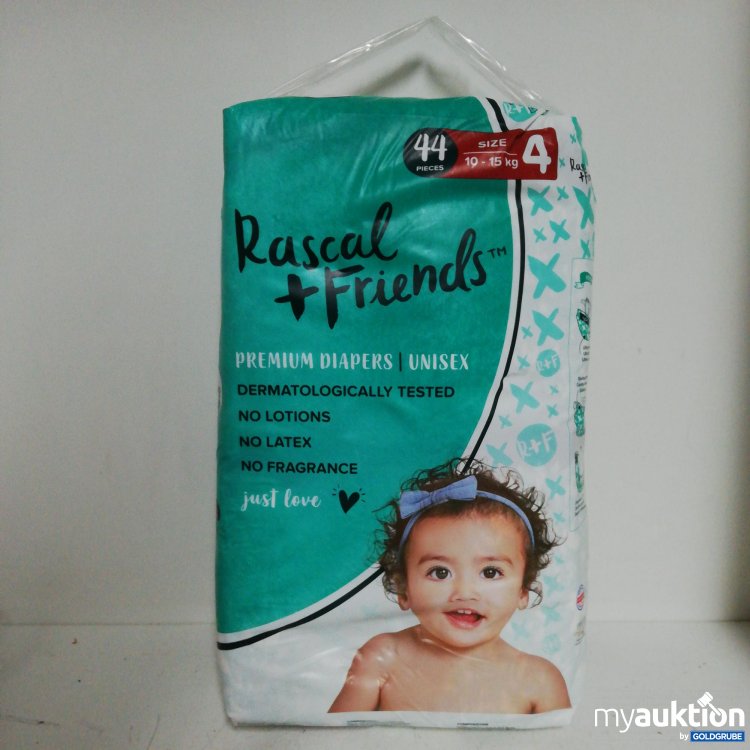 Artikel Nr. 717339: Rascal+Friends Premium Diapers 44 Stk. Size 4