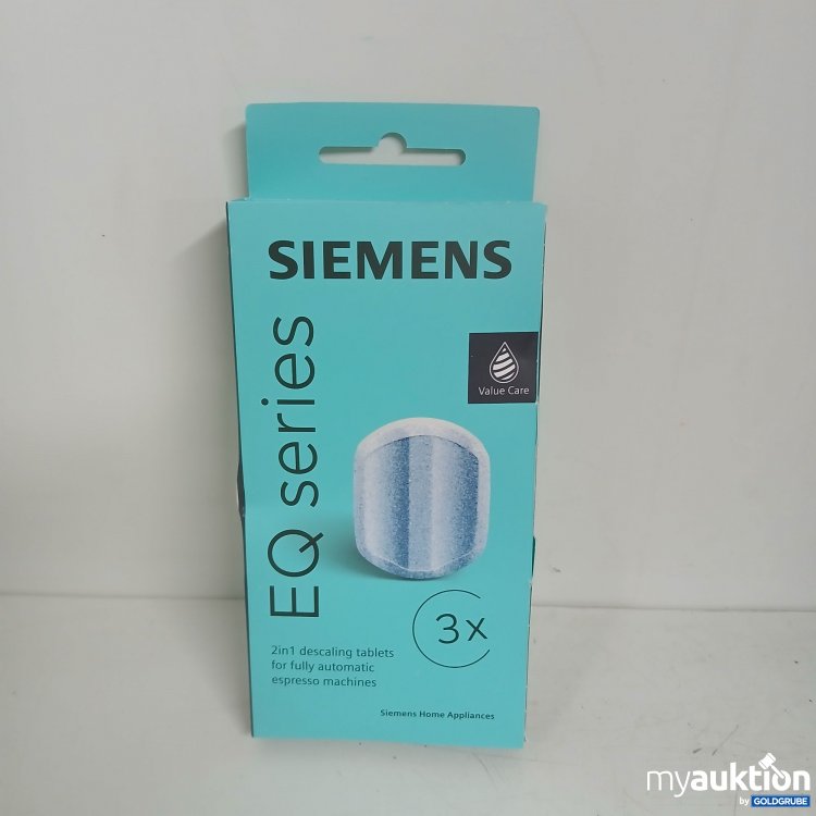 Artikel Nr. 828339 Artikel Nr. 828339: Siemens EQ Series Reinigungstabletten