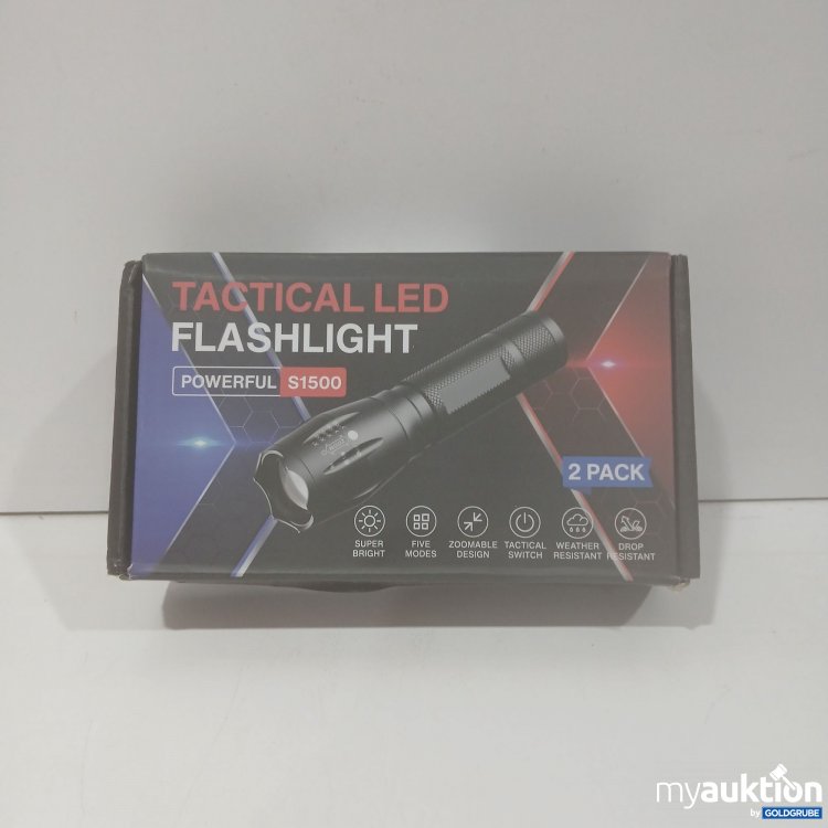 Artikel Nr. 873339: Tactical LED Flashlight S1500 2 Stk.