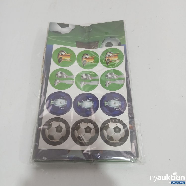 Artikel Nr. 879339: 12 Stück Fußball Geschenktüten 