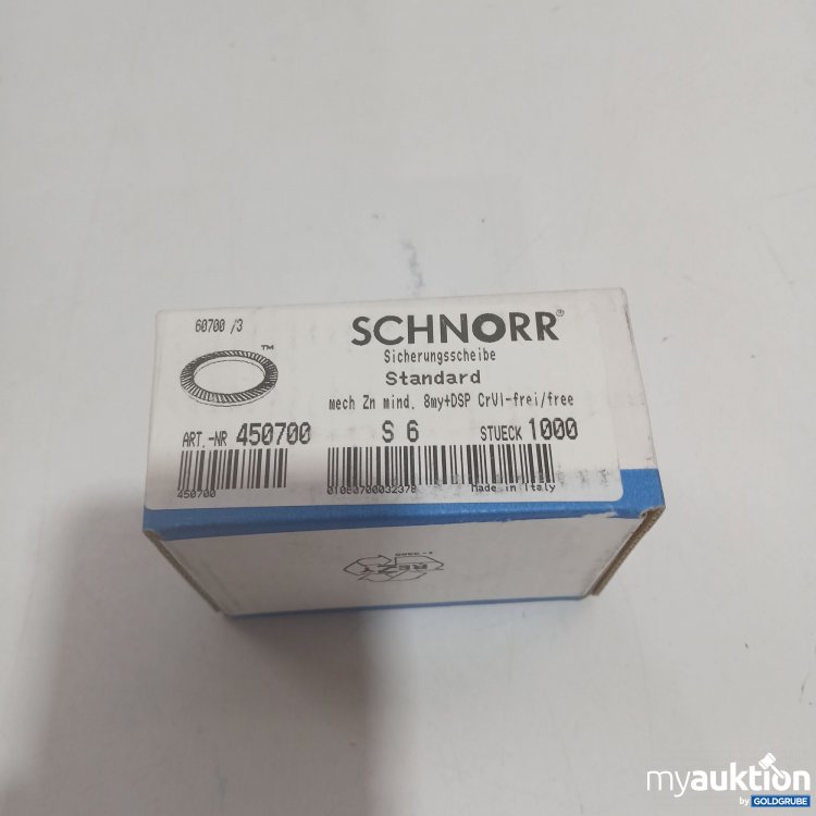Artikel Nr. 902339: Schnorr Sicherungsscheiben S6 450700 1000 Stück 