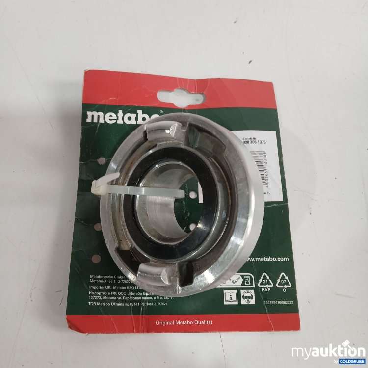 Artikel Nr. 920339: Metabo Blindkupplung C=2" 1 1/2" 