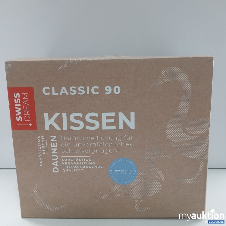Artikel Nr. 921339: Swiss Dream By Billerbeck Classic 90 Kissen Daunen  65x100cm 