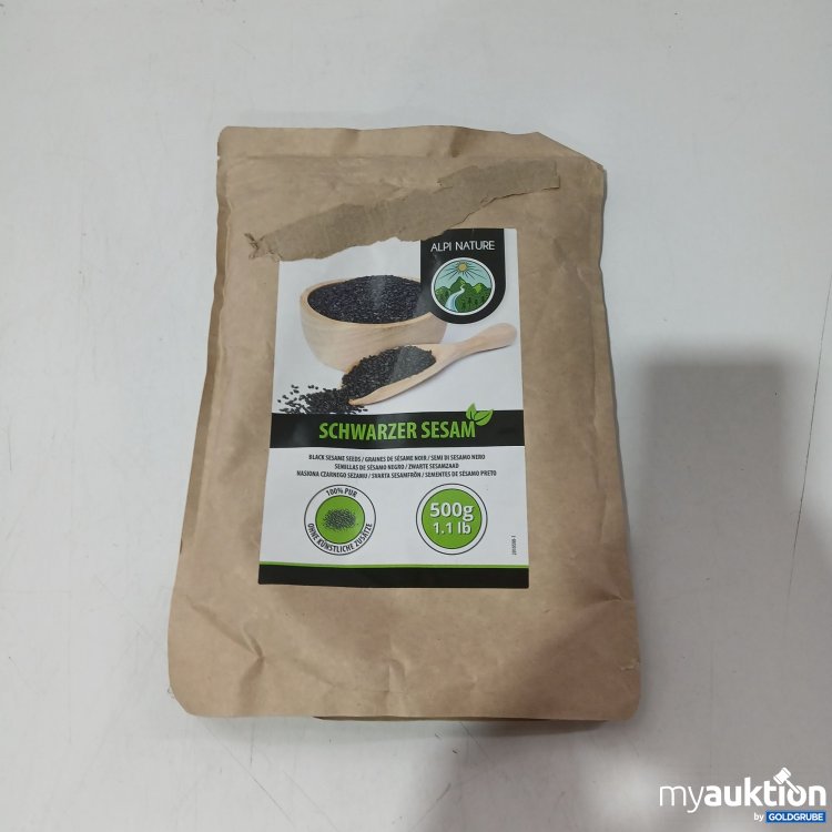 Artikel Nr. 967339: Alpi Nature Schwarzer Sesam 500g