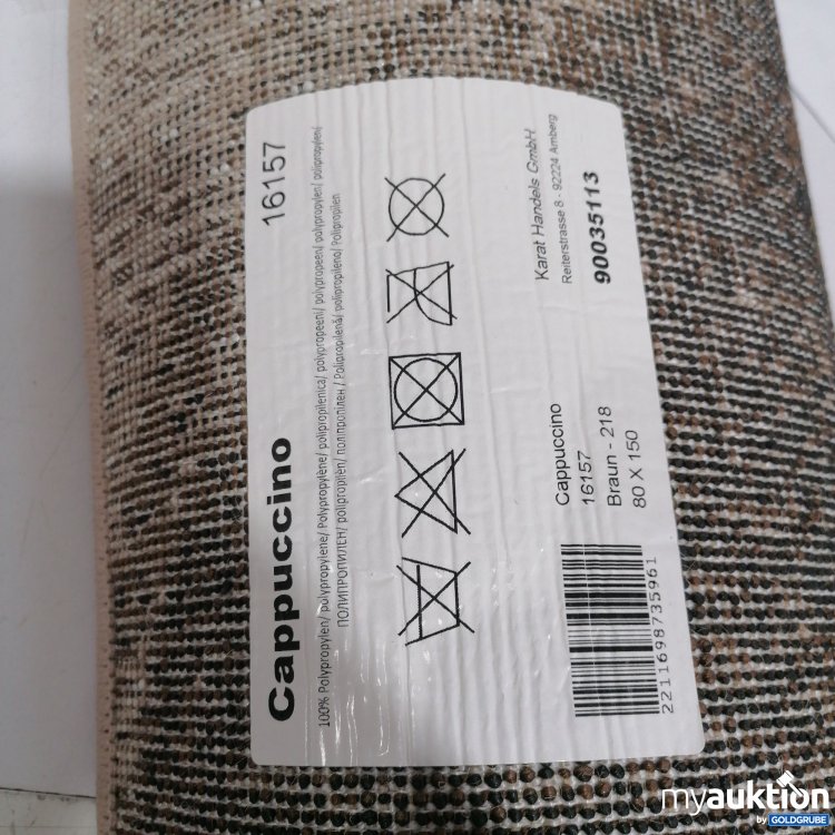 Artikel Nr. 439340 Artikel Nr. 439340: Karat Teppich Cappuccino Braun 80x150 cm 16157