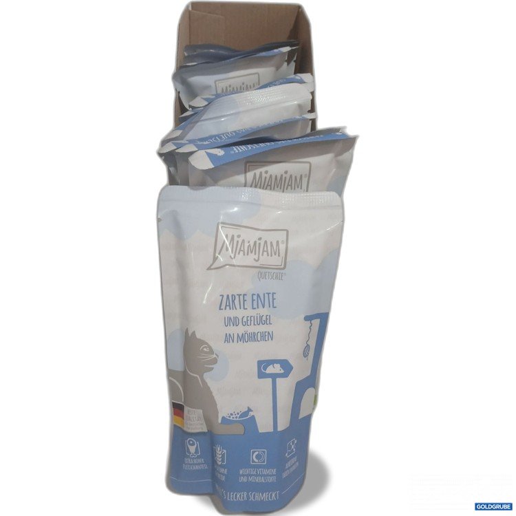 Artikel Nr. 460340: Mjamjam Zarte Ente & Geflügel an Möhrchen 12x125g 
