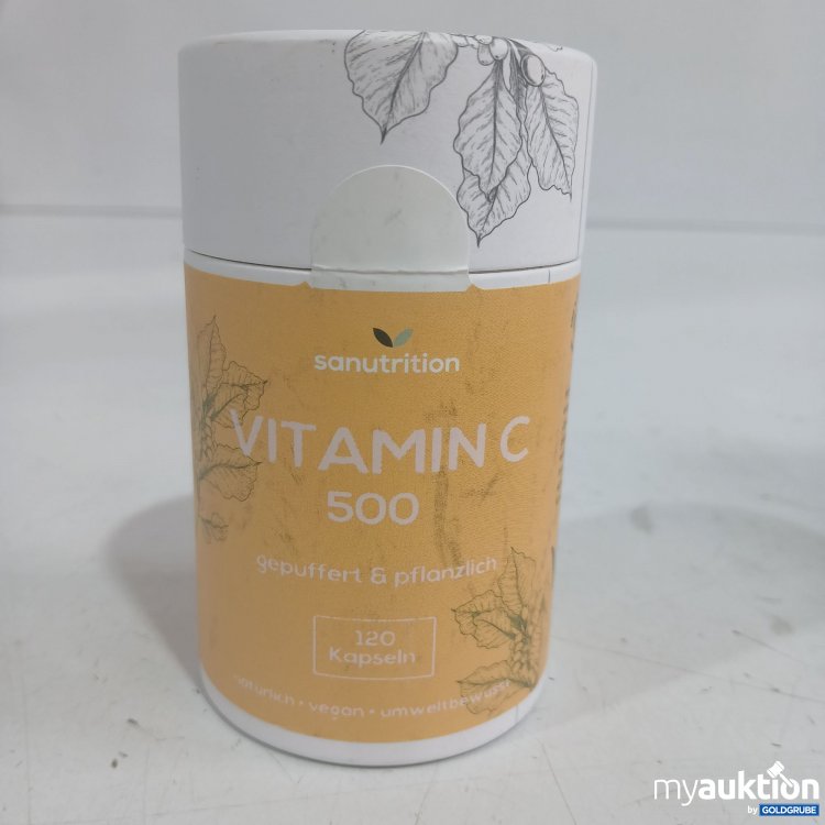 Artikel Nr. 525340: Sanutrition Vitamin C 500 gepuffert&pflanzlich 120Kapseln 