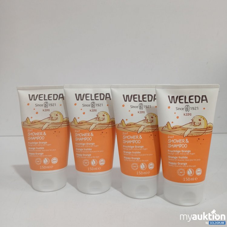 Artikel Nr. 856340 Artikel Nr. 856340: Weleda 2in1 Shower & Shampoo fruchtige Orange je 150ml