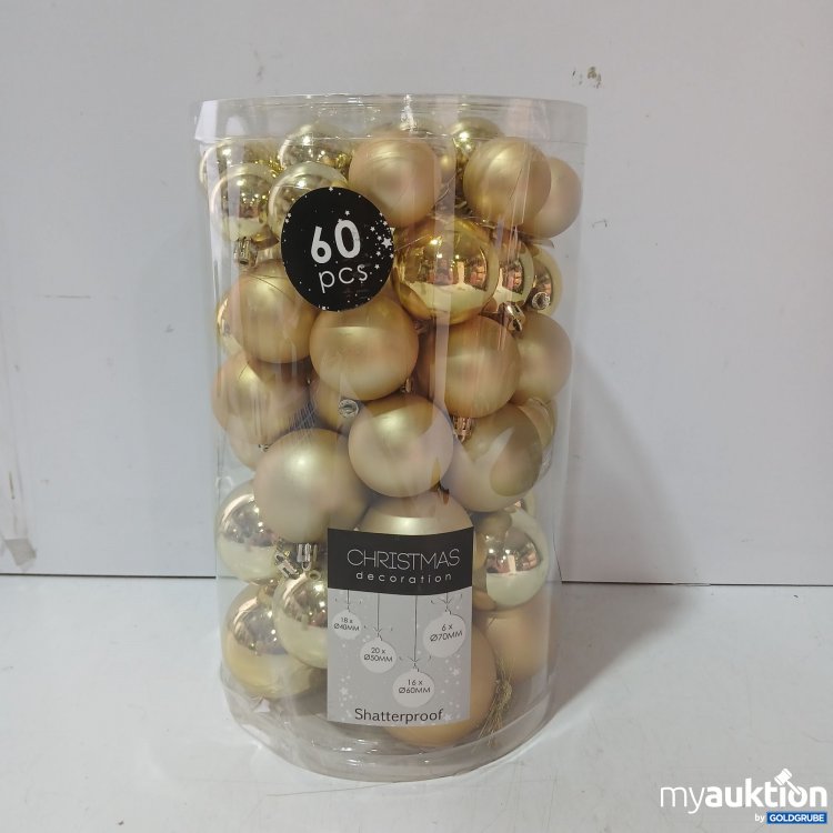 Artikel Nr. 930340: Christmas Decoration Shatterproof 60stk