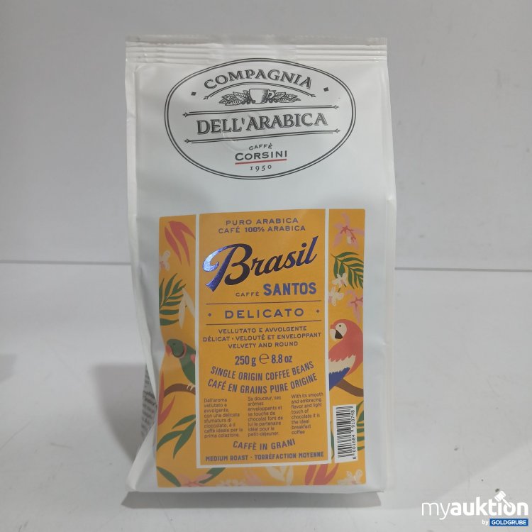 Artikel Nr. 960340: Puro Arabica Brasil Santos Delicato 250g Bohne 