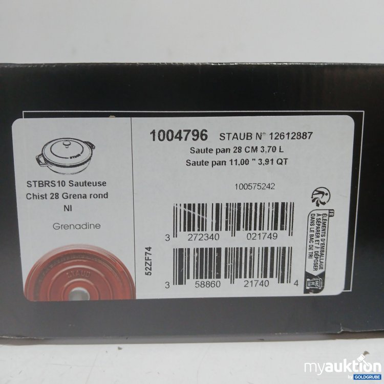 Artikel Nr. 970340: Staub Saute Pan 28cm 3,70L rot 