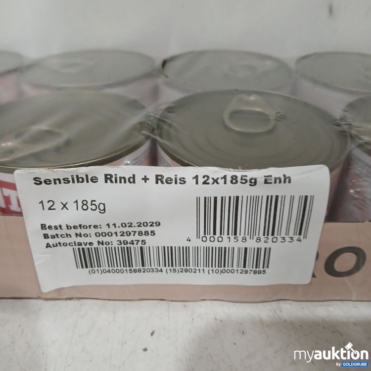 Artikel Nr. 978340: Rinti Sensible Rind + Reis 12x185 g