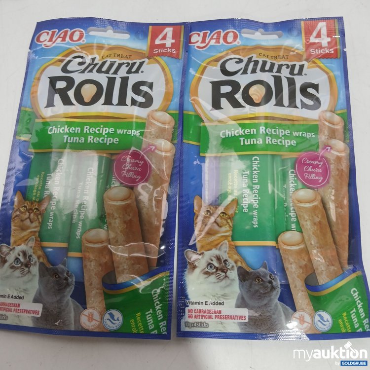 Artikel Nr. 981340 Artikel Nr. 981340: Ciau Churu Rolls Chicken and Tuna 2x4Stk