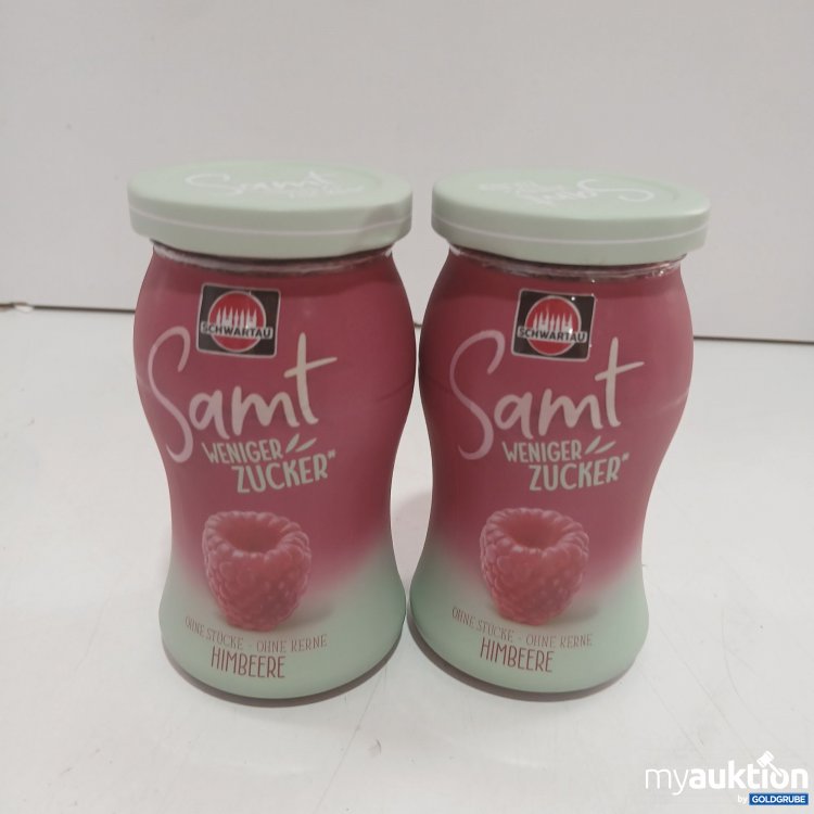 Artikel Nr. 983340: Schwartau Samt Marmelade wenig Zucker Himbeere 2x255g