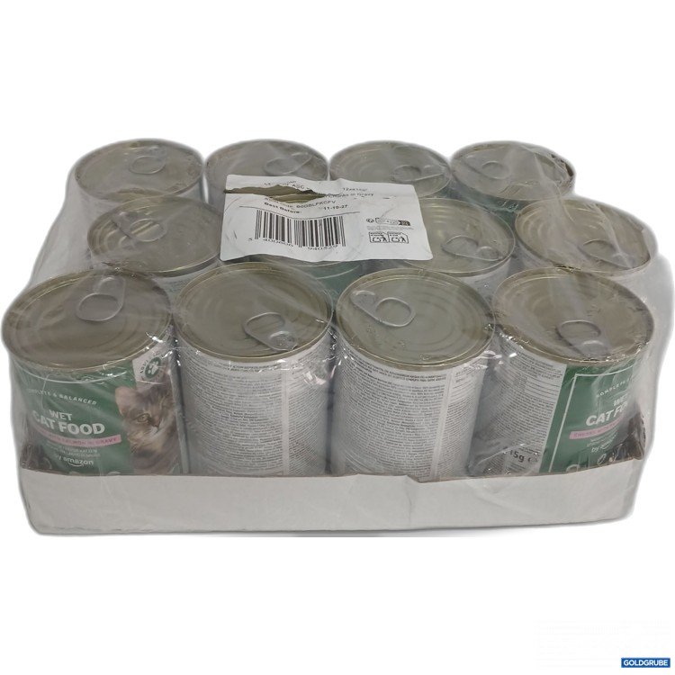 Artikel Nr. 986340: Amazon Wet Cat Food Salmon Chunks in Gravy 12x415g 