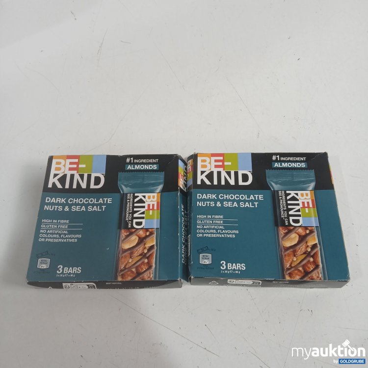 Artikel Nr. 988340 Artikel Nr. 988340: Be Kind Dark Chocolatd Nuts & Sea Salt Riegel je 3x30g