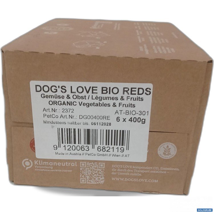 Artikel Nr. 998340: Dogs Love Bio Reds Gemüse &Obst 6×400g 