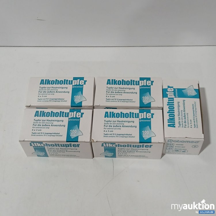 Artikel Nr. 523341: Alkoholtupfer zur Hautreinigung  