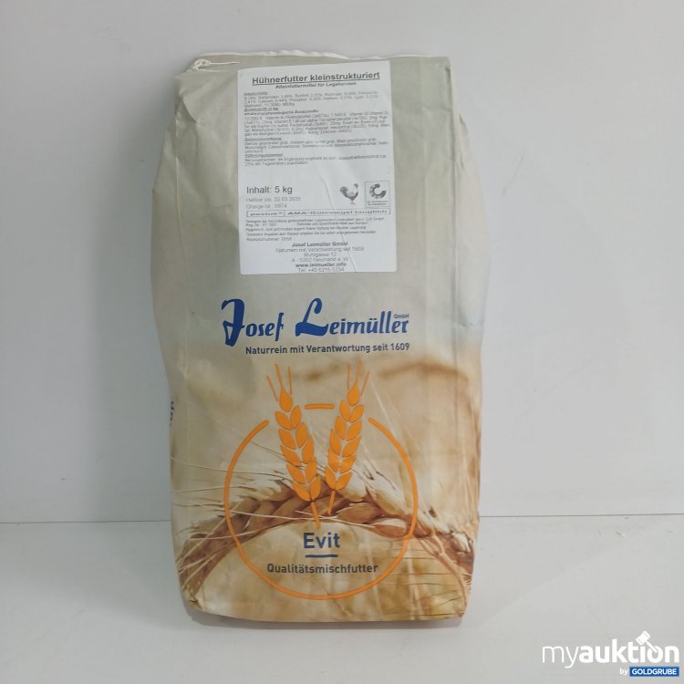 Artikel Nr. 807341 Artikel Nr. 807341: Josef Leinmüller Hühnerfutter kleinstrukturiert 5kg