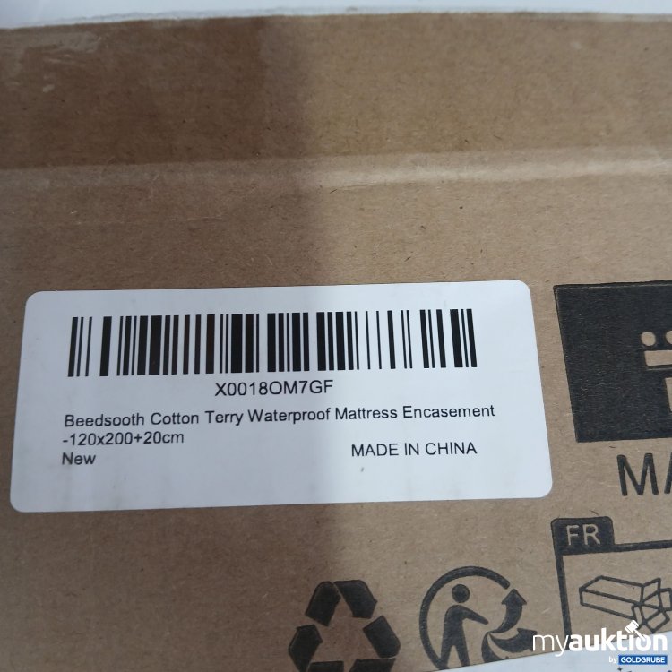 Artikel Nr. 866341: Bedsooth Cotton Terry Waterproof Mattress Encasement 120x200+20cm 