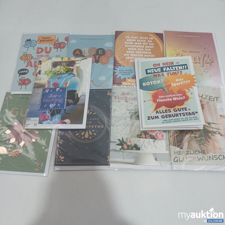 Artikel Nr. 879341: Glückwunschkarten 10 Stück