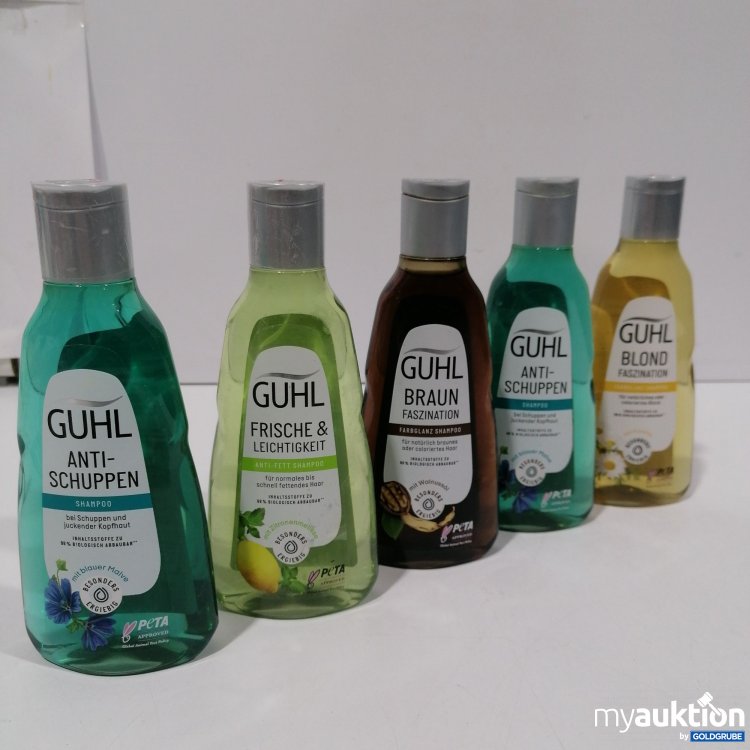 Artikel Nr. 886341: Guhl diverse Shampoos 5x250ml
