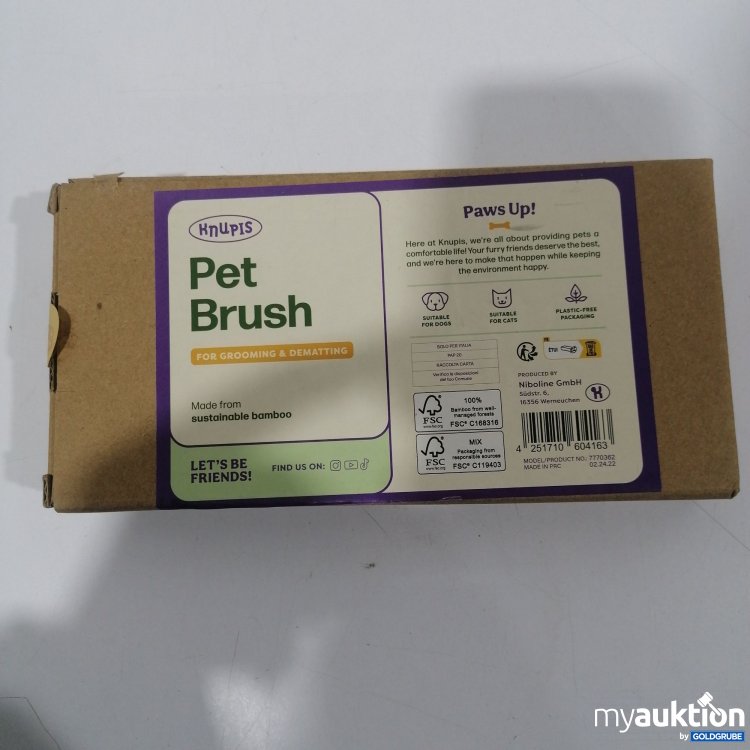 Artikel Nr. 895341: Knupis Pet Brush  