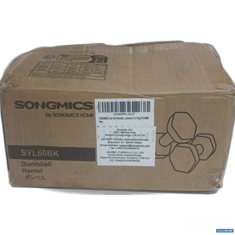 Artikel Nr. 912341: SONGMICS Dumbbell Hantel 2x5kg
