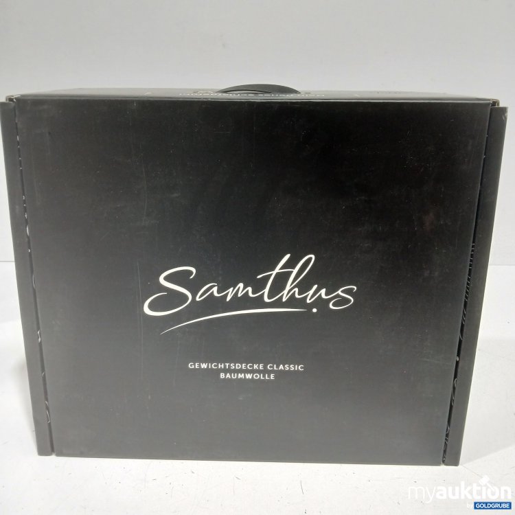 Artikel Nr. 970341 Artikel Nr. 970341: Samthus Gewichtsdecke classic Baumwolle weiß 6kg 135x200cm