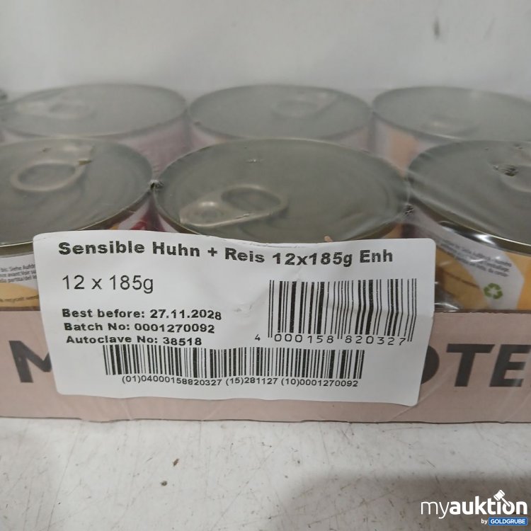 Artikel Nr. 978341 Artikel Nr. 978341: Rinti Sensible Huhn + Reis 12x185 g