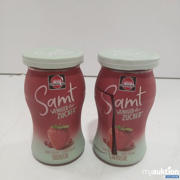 Artikel Nr. 983341: Schwartau Samt Marmelade Erdbeere Wenig Zucker 2x255g