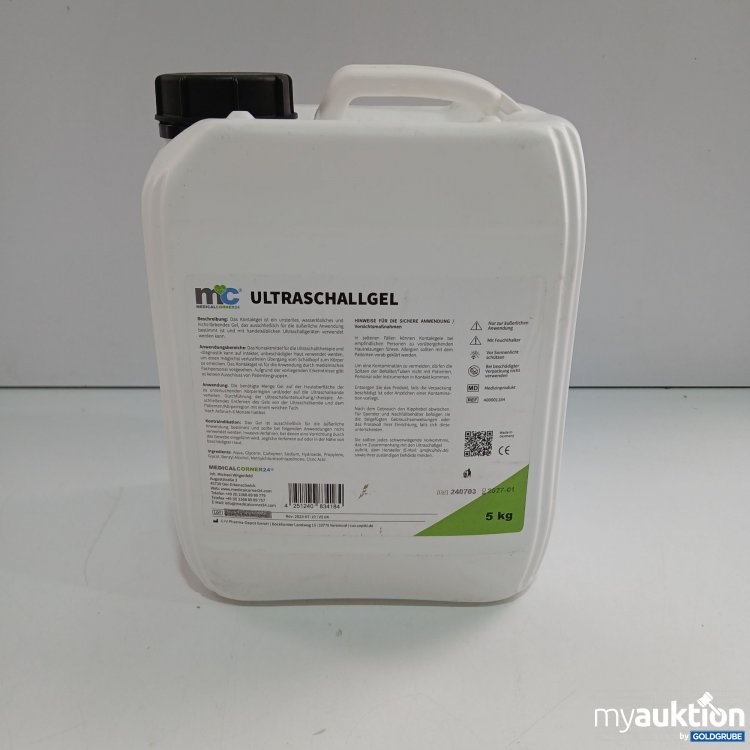 Artikel Nr. 806342: MedicalCorner24 Ultraschallgel 5kg