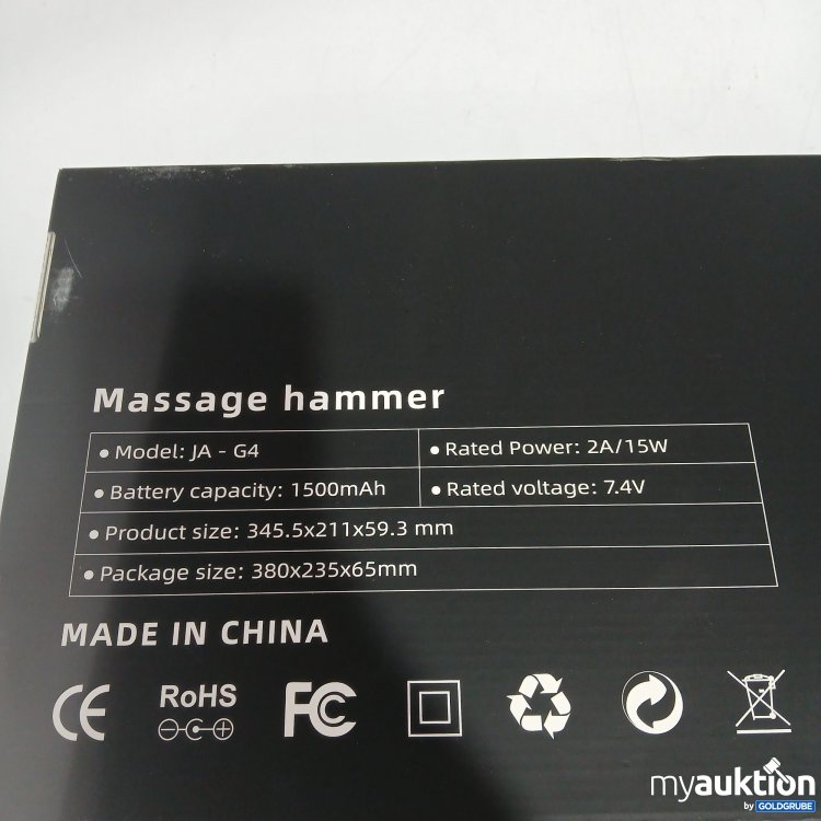 Artikel Nr. 808342 Artikel Nr. 808342: Massage Hammer JA-G4
