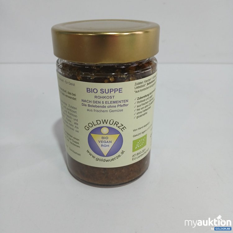 Artikel Nr. 816342 Artikel Nr. 816342: Goldwürze 5 Elemente Bio Suppe Rohkost 300g